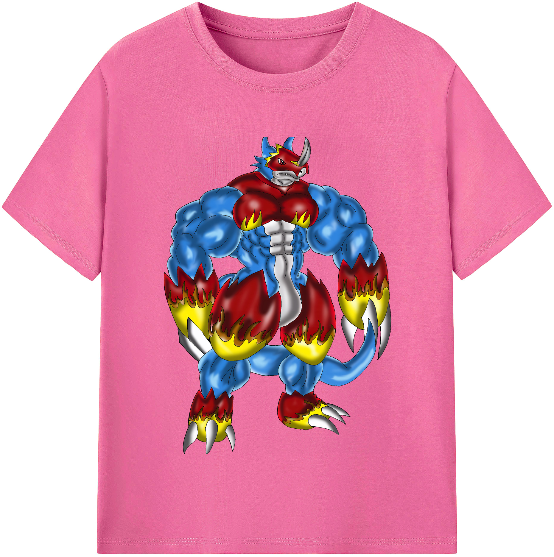 （画像用） Digimon デジタルモンスター/デジモン レディースカジュアルプリントTシャツ（綿100％）